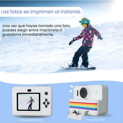 Cámara Instantánea MiniPrint — Fotos al Momento para Niños y Adultos
