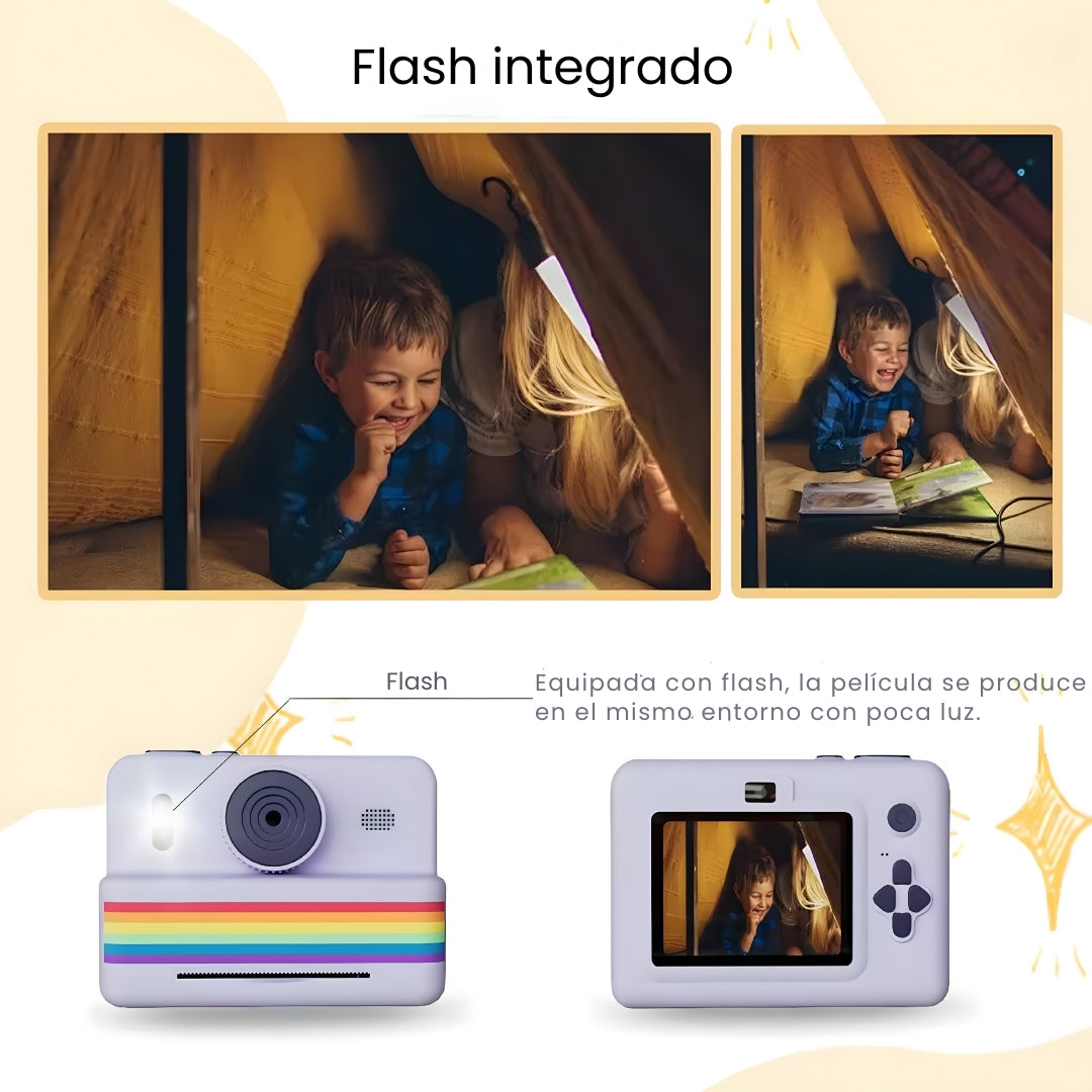 Cámara Instantánea MiniPrint — Fotos al Momento para Niños y Adultos
