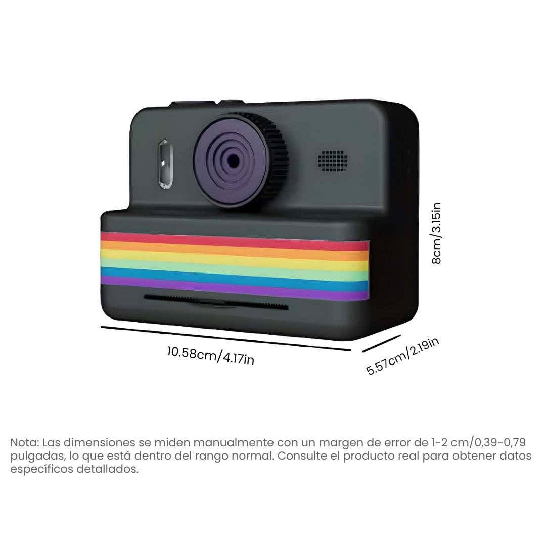 Cámara Instantánea MiniPrint — Fotos al Momento para Niños y Adultos