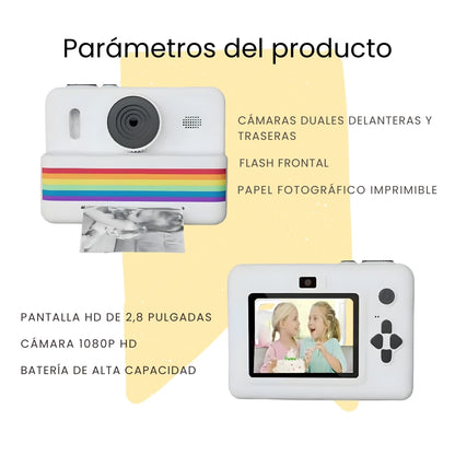 Cámara Instantánea MiniPrint — Fotos al Momento para Niños y Adultos